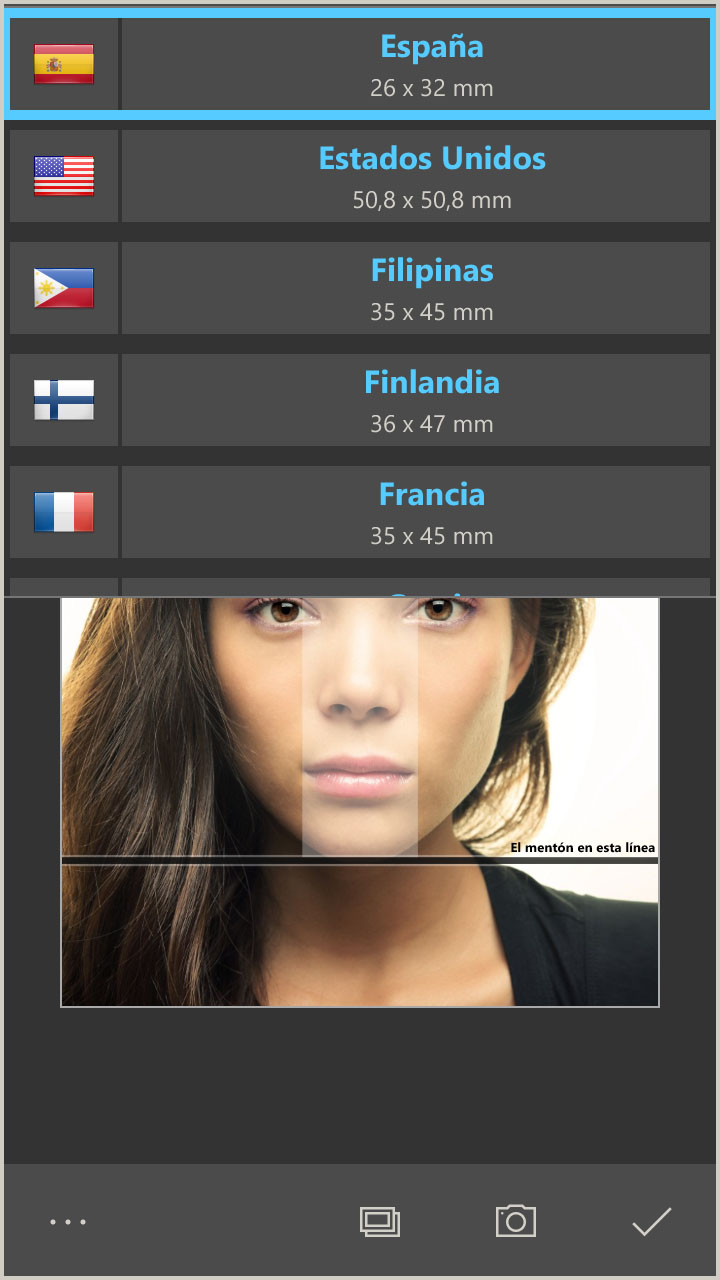 Crea fotos de pasaporte para países como EE. UU., China o países europeos (Aplicación Windows 10)